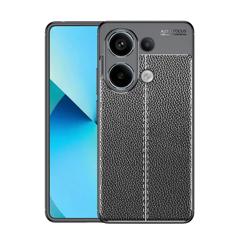 Redmi Note13 Pebbled Tpu Anti-Fall Case - Image 6
