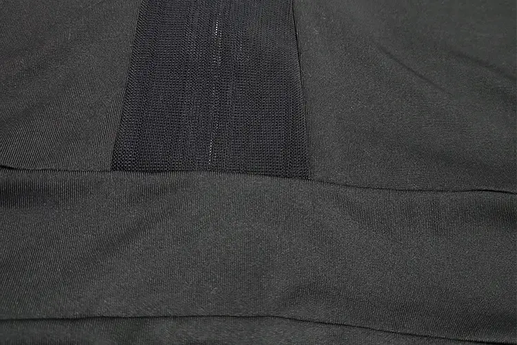 2025 Black Sleeveless Halterneck Mesh Dress — feature 5