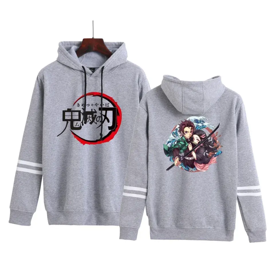 Men White Ghost Blade Hoodie Set Graphic Print