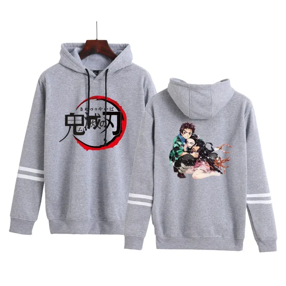 Men White Ghost Blade Hoodie Set Graphic Print