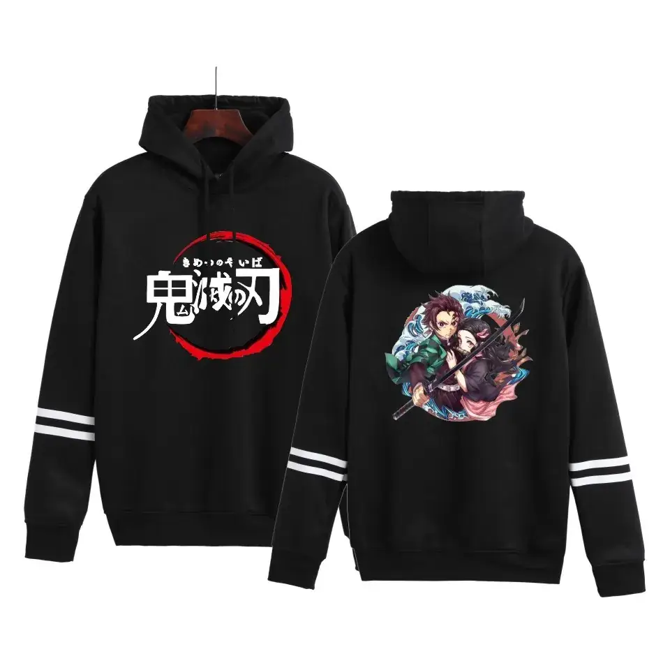 Men White Ghost Blade Hoodie Set Graphic Print