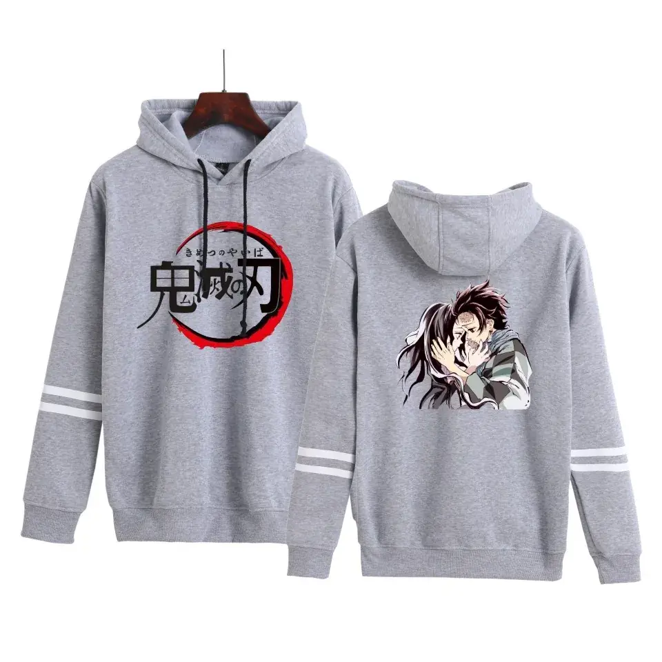 Men White Ghost Blade Hoodie Set Graphic Print