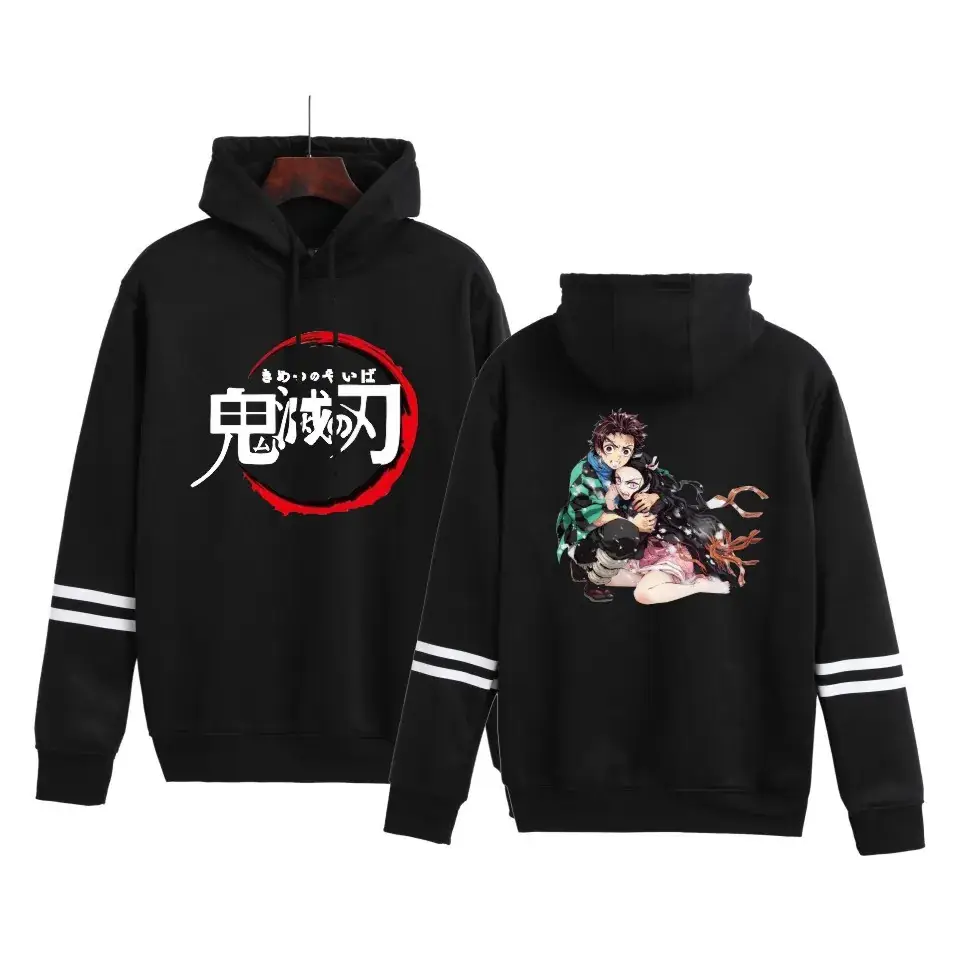 Men White Ghost Blade Hoodie Set Graphic Print
