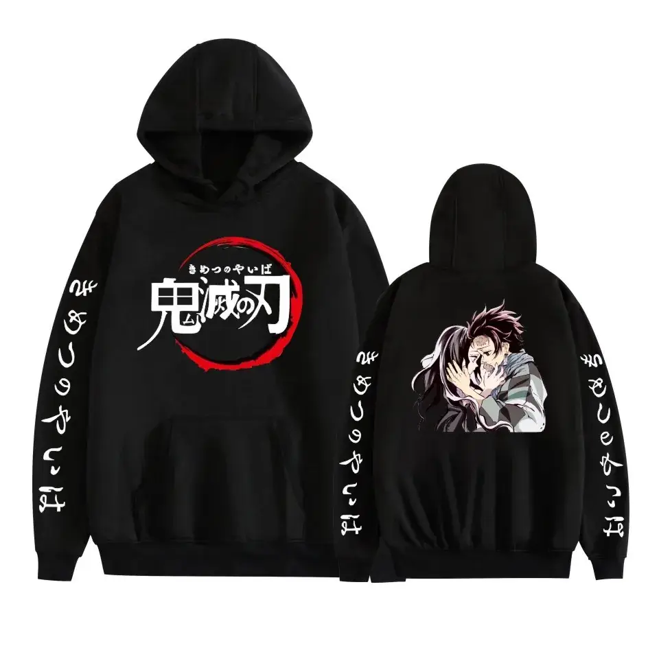 Black Hoodie Set Ghost Extinguishing Blade Day Man Series - Image 19