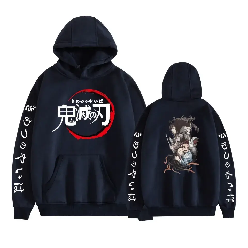 Black Hoodie Set Ghost Extinguishing Blade Day Man Series - Image 10