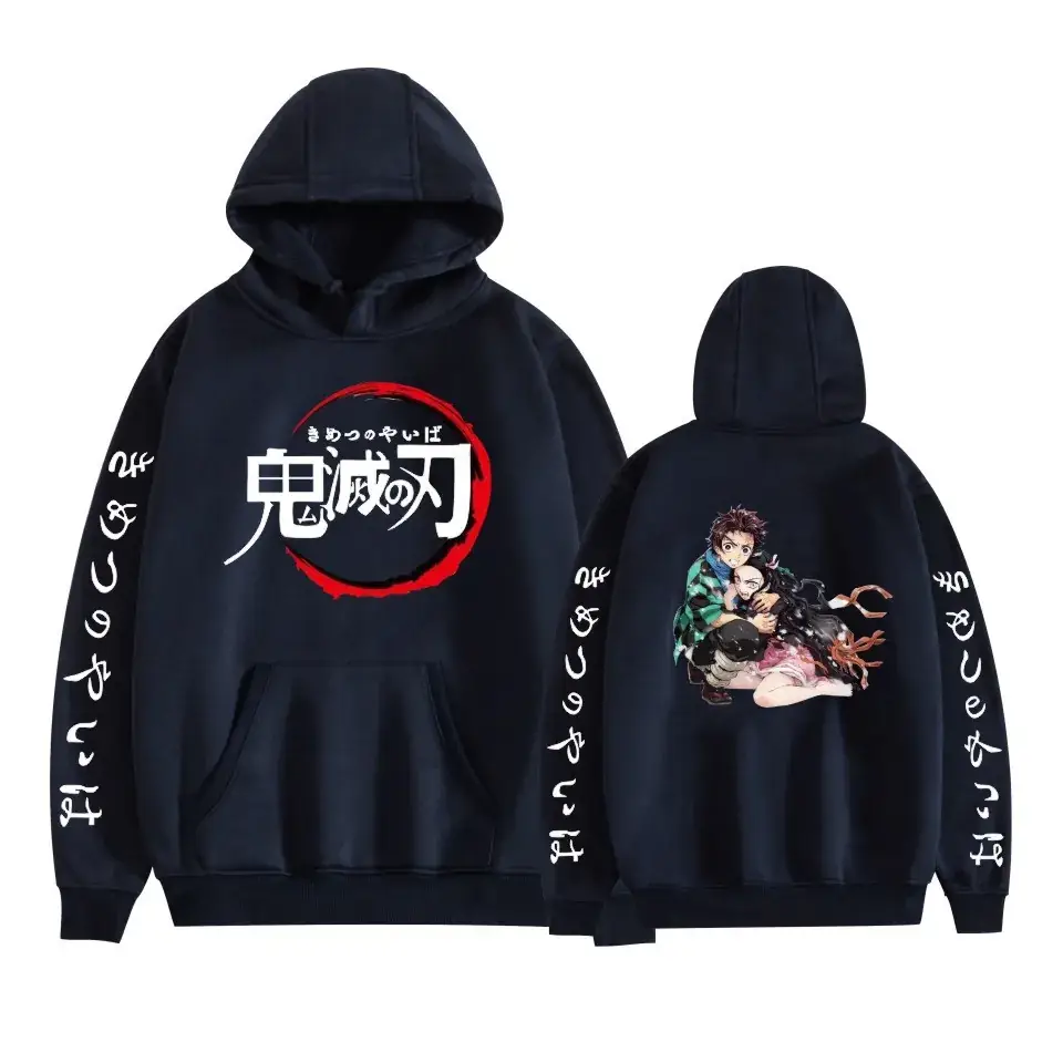 Black Hoodie Set Ghost Extinguishing Blade Day Man Series - Image 16
