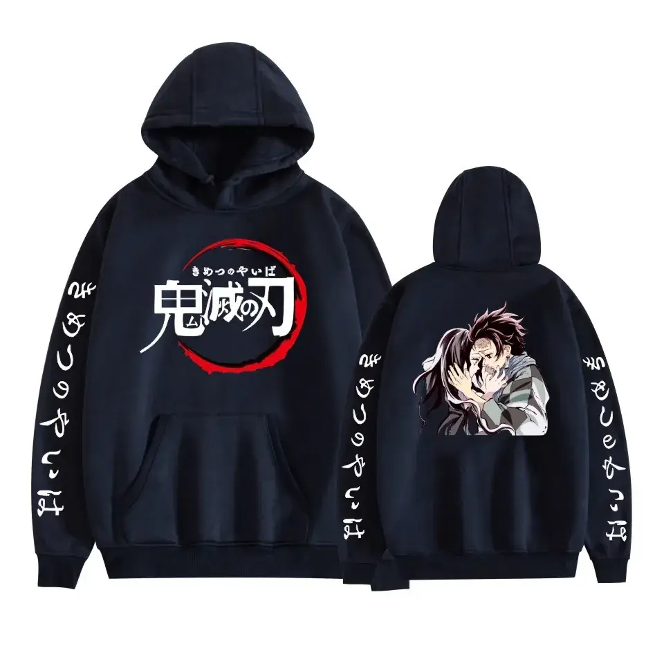 Black Hoodie Set Ghost Extinguishing Blade Day Man Series - Image 22