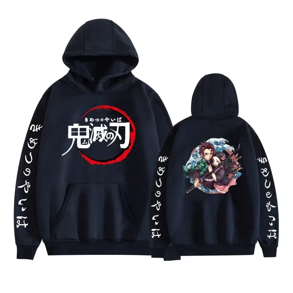 Black Hoodie Set Ghost Extinguishing Blade Day Man Series - Image 27