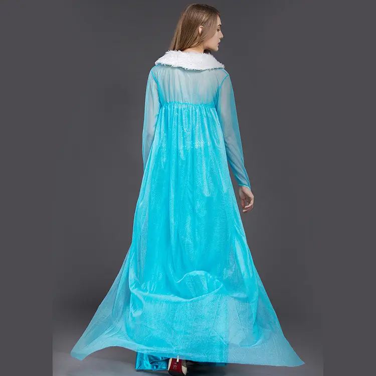 Frozen Elsa Elsa Princess Elsa Dress Adult European and American Halloween cosplay Stage Performance Costume