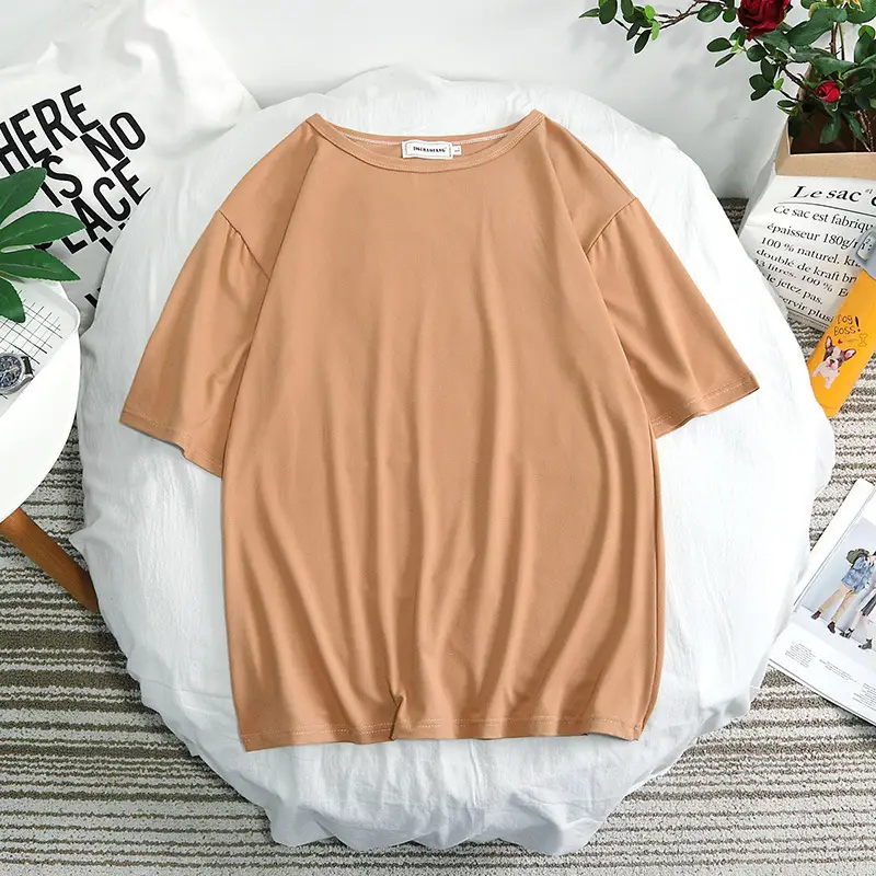 Men's Yellow Korean Style Half Sleeve T-Shirt - Image 2