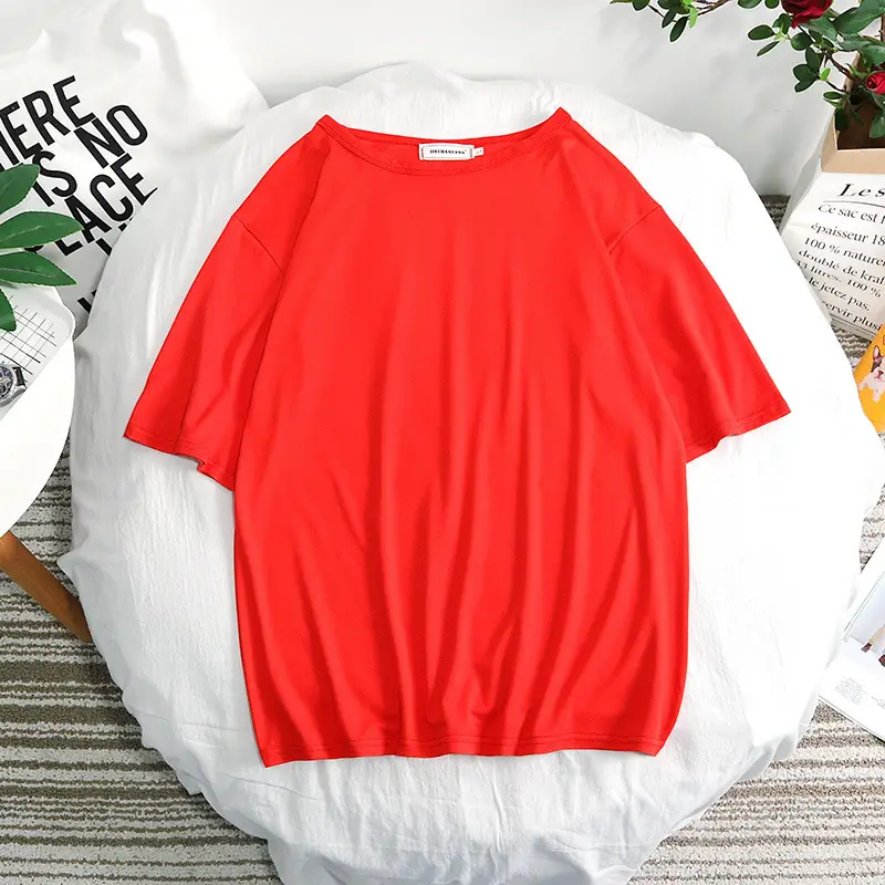 Men's Yellow Korean Style Half Sleeve T-Shirt - Image 3