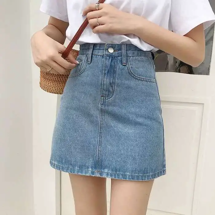 Black Denim High Waist Shorts for Women 2025 - Image 8