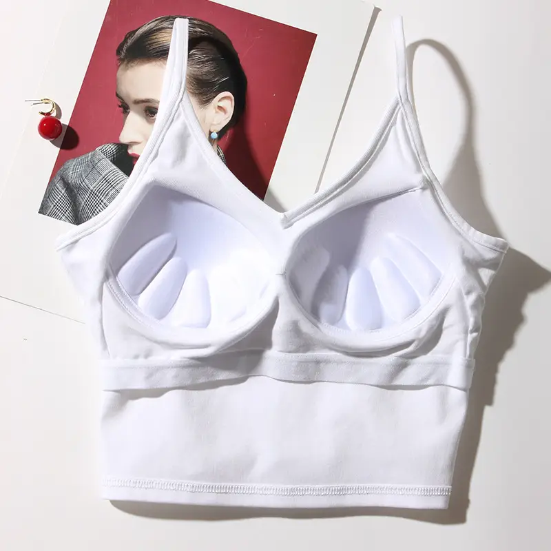 Women's Inner Small Sling Vest with Chest Pad - Image 19