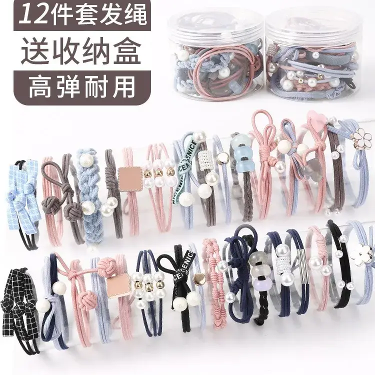 Korean Style Hair Ropes for Women 50 Pcs Set - Image 16