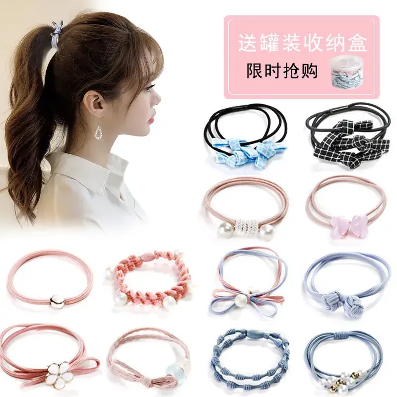 Korean Style Hair Ropes for Women 50 Pcs Set - Image 17
