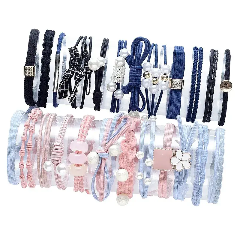 Korean Style Hair Ropes for Women 50 Pcs Set - Image 18