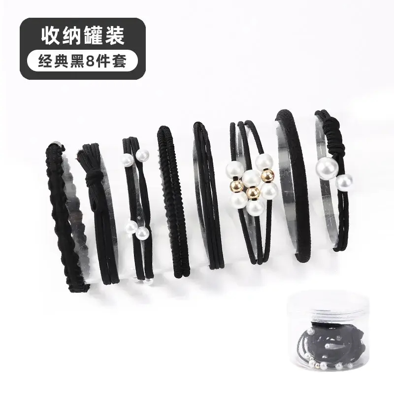 Korean Style Hair Ropes for Women 50 Pcs Set - Image 2