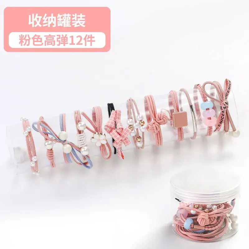 Korean Style Hair Ropes for Women 50 Pcs Set - Image 4
