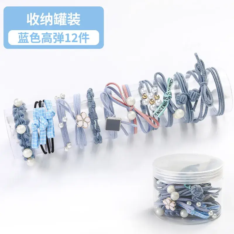 Korean Style Hair Ropes for Women 50 Pcs Set - Image 5