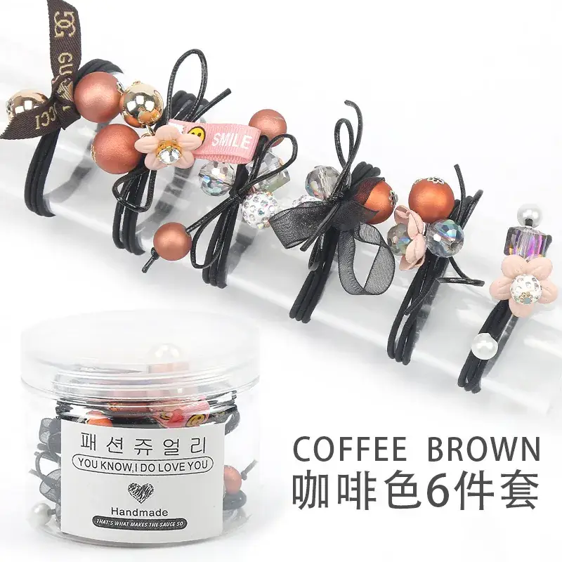 Korean Style Hair Ropes for Women 50 Pcs Set - Image 7