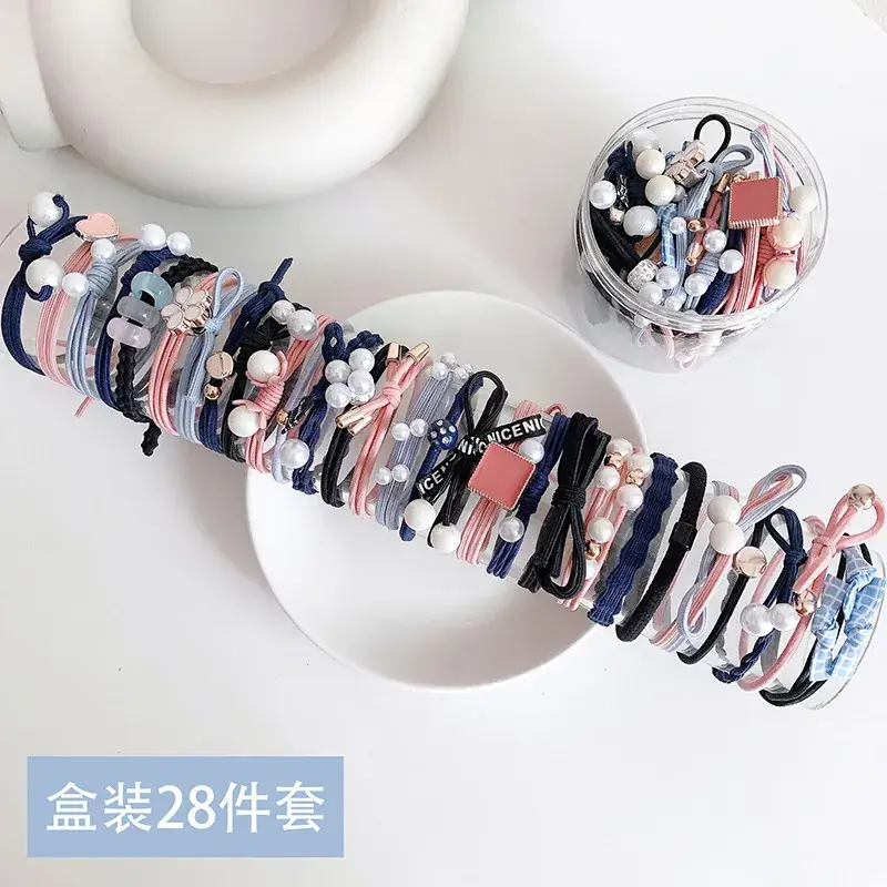 Korean Style Hair Ropes for Women 50 Pcs Set - Image 8