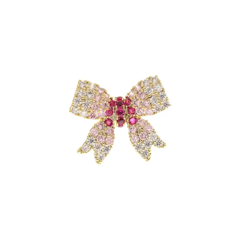 Mini Bow Collar Pin Buckle V-Neck Anti-Light Neck Pin Suit Badge Small Jewelry - Image 8