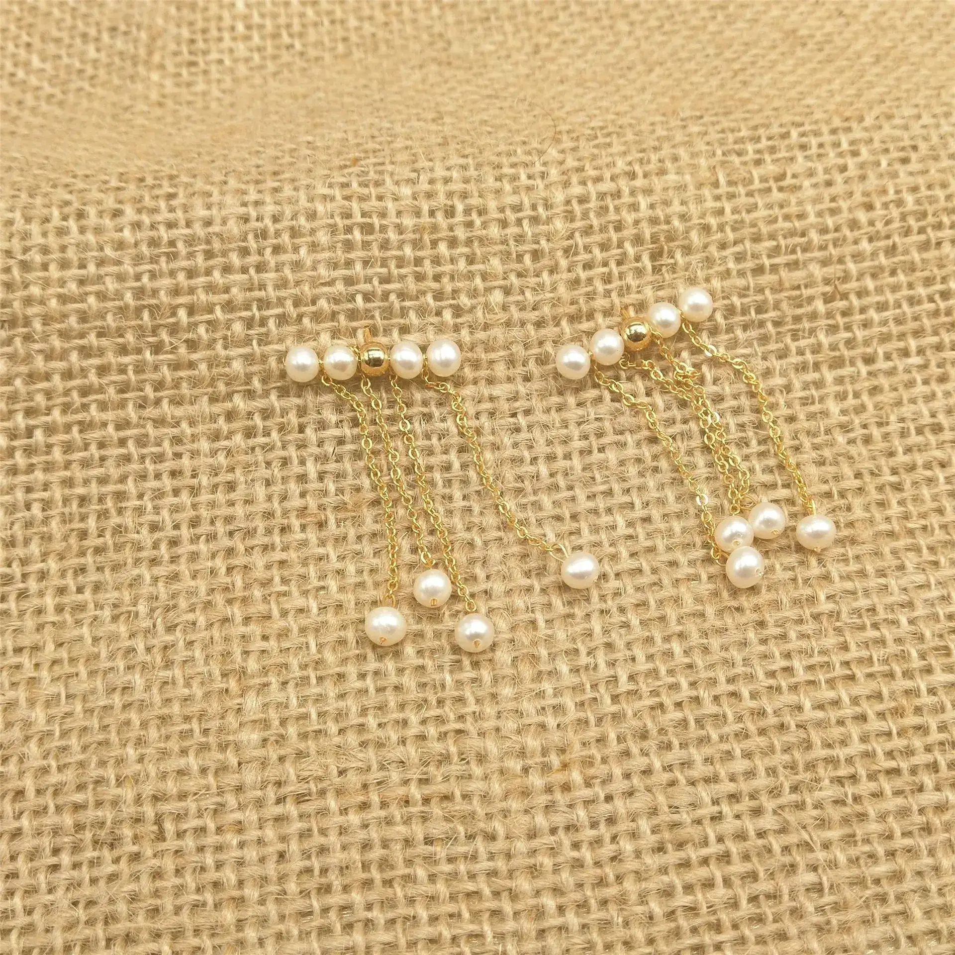Pearl Tassel Earrings for Women Elegant Fashion - Image 5