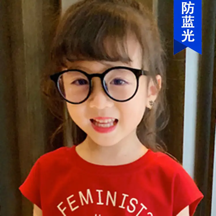 Children's Purple Round Glasses 2020 Fashion - Image 10