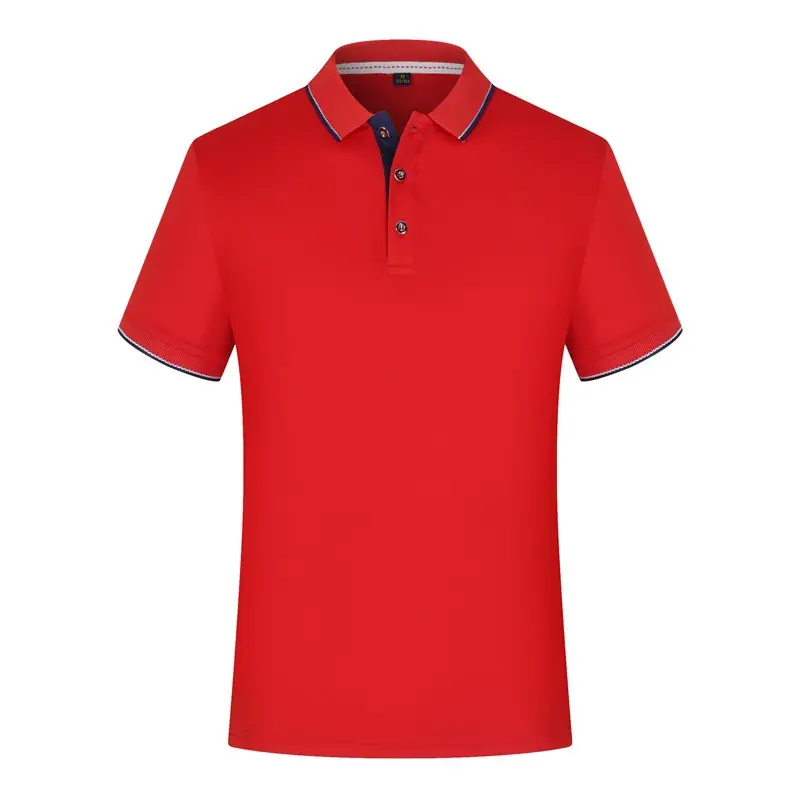 Men Grey Polo T-Shirt with Green Trim - Image 3