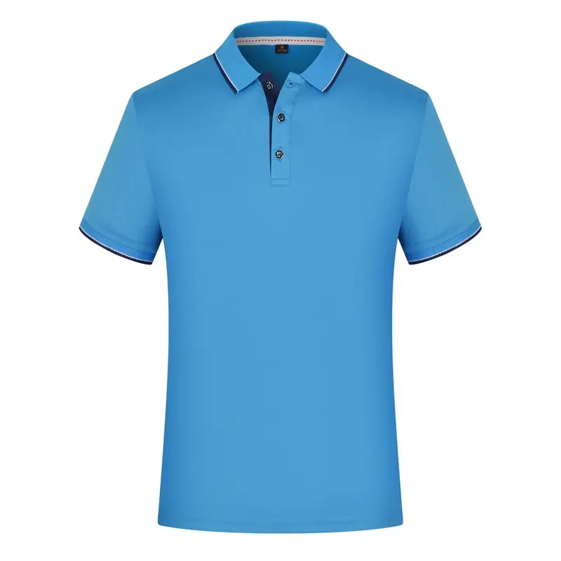 Men Grey Polo T-Shirt with Green Trim - Image 8