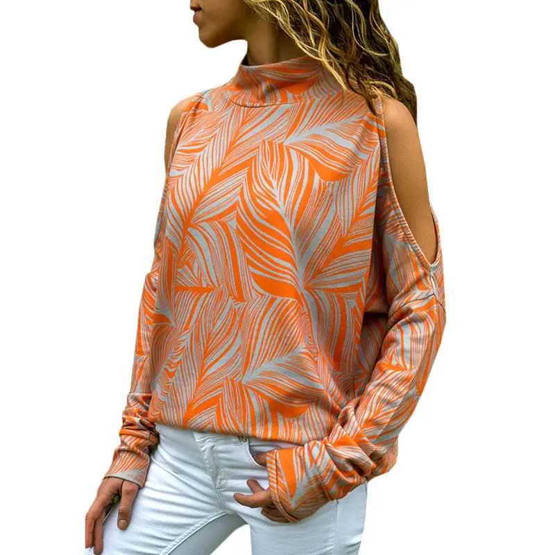 2025 Hot Geometric Knit High Collar Top Women - Image 6