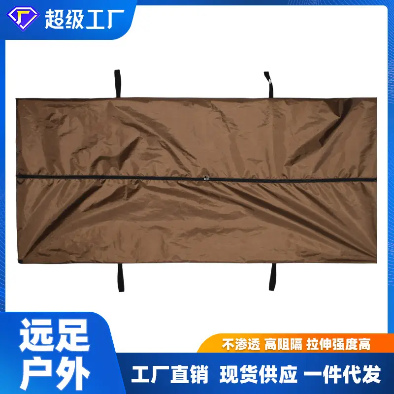 210D Black Outdoor Storage Bag with Latches - Image 2