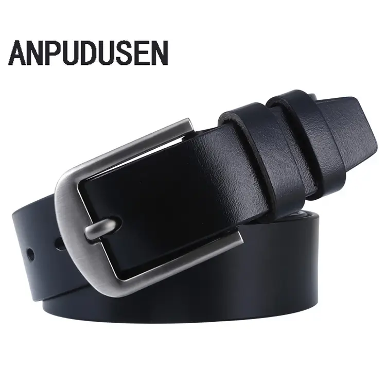 Red Genuine Leather Belt 3.8cm for Men - Image 7
