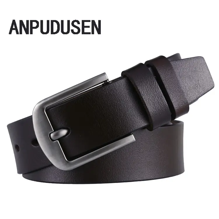 Red Genuine Leather Belt 3.8cm for Men - Image 8