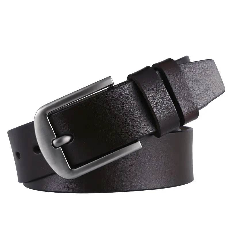 Red Genuine Leather Belt 3.8cm for Men - Image 3