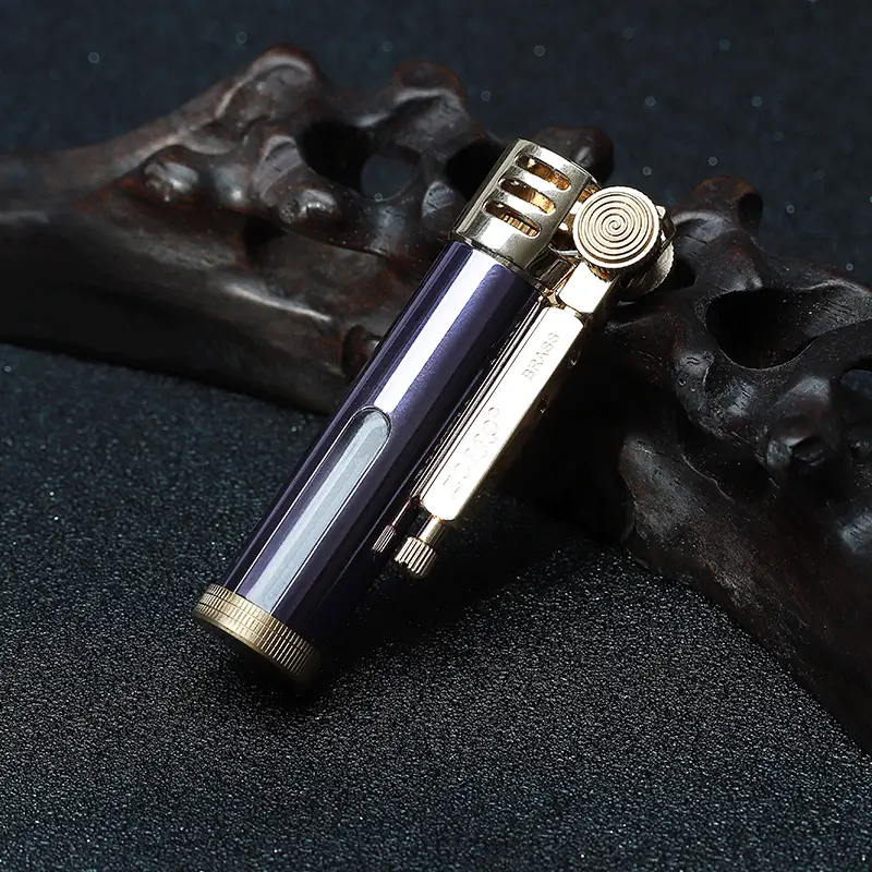 Zorro Kerosene Lighter Brass Windproof Retro Glass Transparent Oil Silo Wholesale - Image 10