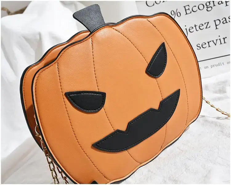 Cute Halloween Pumpkin Bag for Girls Chain Shoulder Crossbody — feature 19