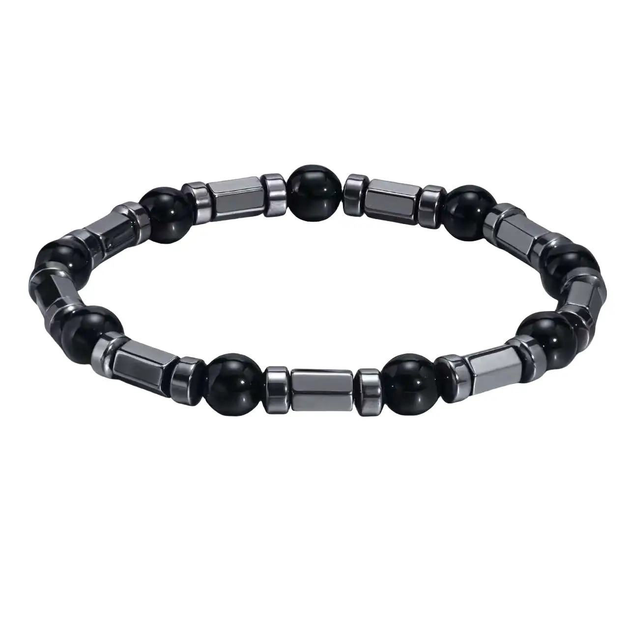 Black Tiger's Eye Bracelet for Men - Image 11
