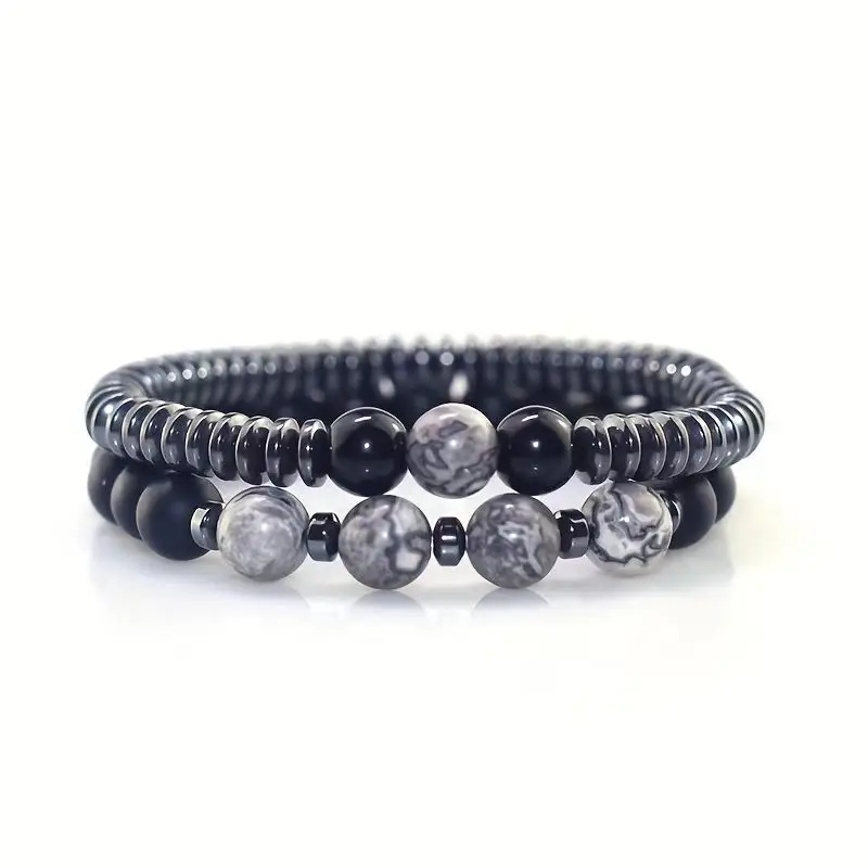 Black Tiger's Eye Bracelet for Men - Image 12