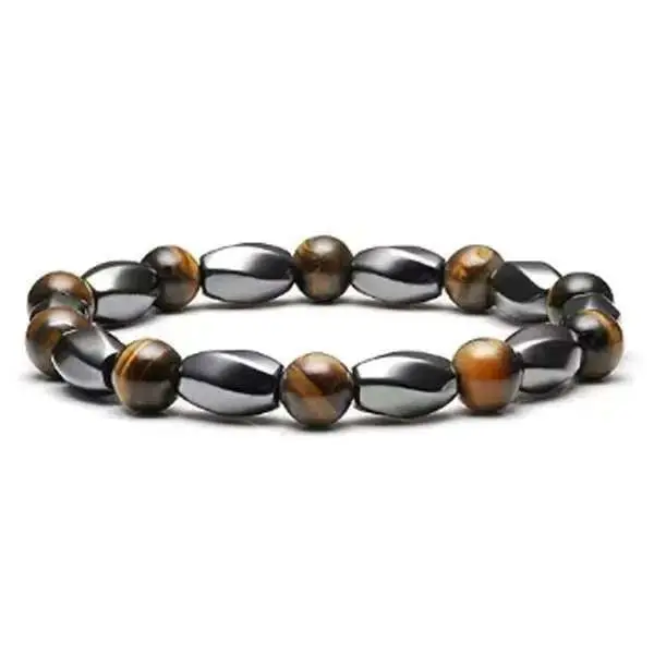 Black Tiger's Eye Bracelet for Men - Image 13