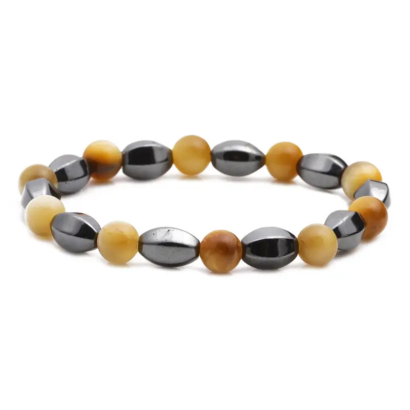 Black Tiger's Eye Bracelet for Men - Image 6