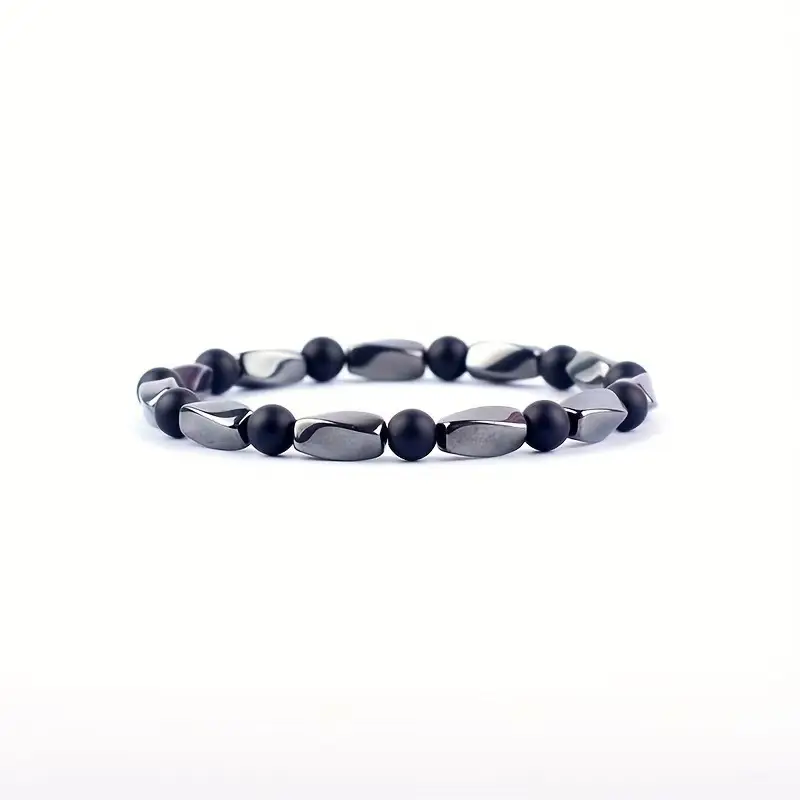 Black Tiger's Eye Bracelet for Men - Image 9
