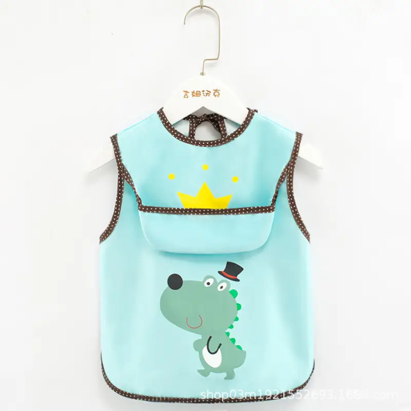 Women's Sleeveless Waterproof Baby Apron Yellow - Image 11