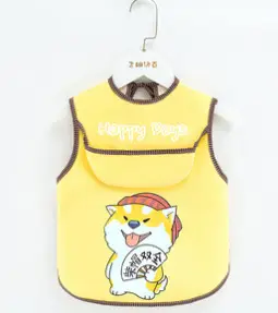 Women's Sleeveless Waterproof Baby Apron Yellow - Image 8