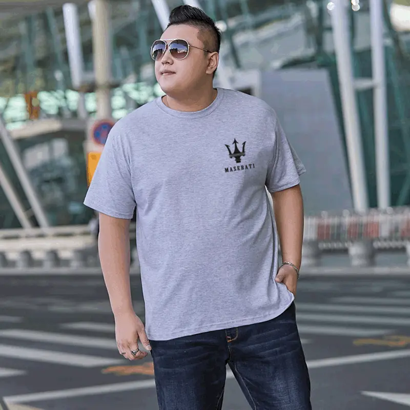 Men Black Starry Sky Cotton T-Shirt Large - Image 2