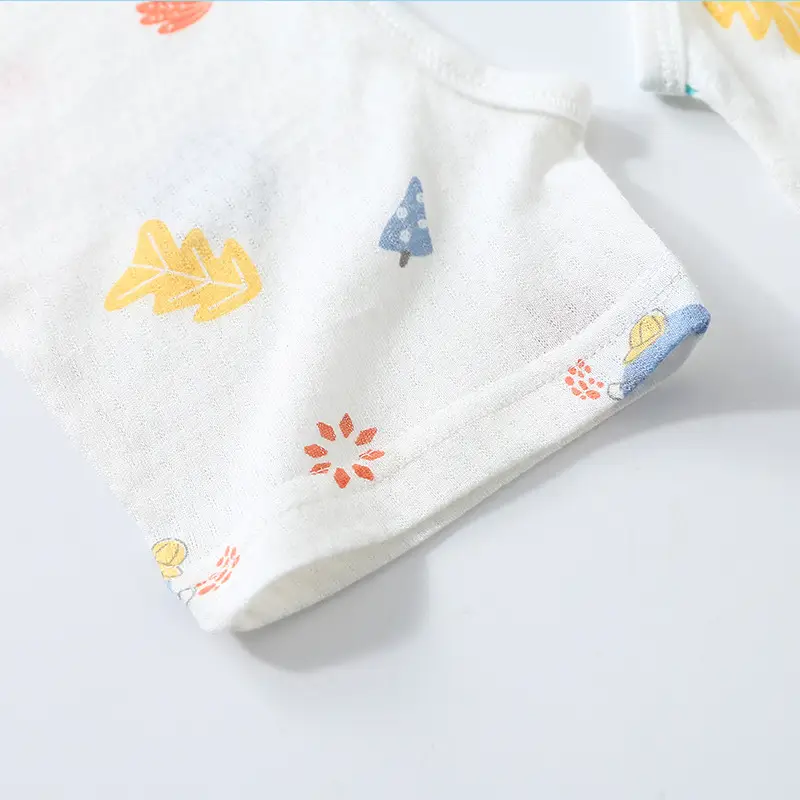 Baby Cotton Short Sleeve Jumpsuit 0-1Yr Summer