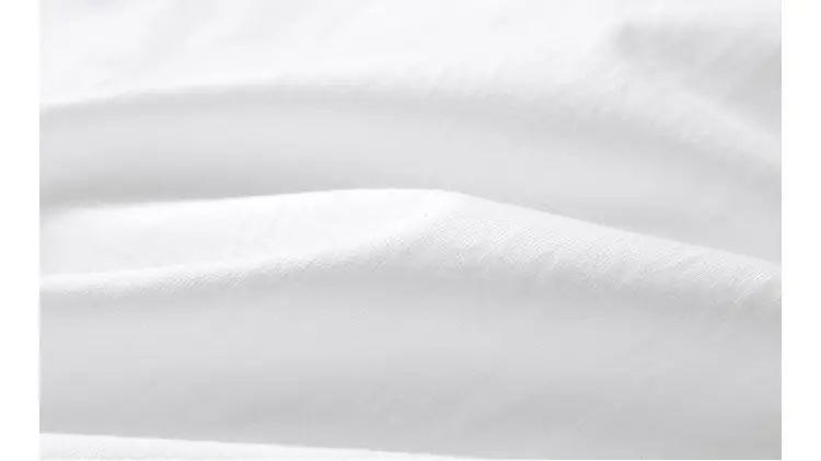 Men Cotton T-Shirt White 270g Short Sleeve — feature 5