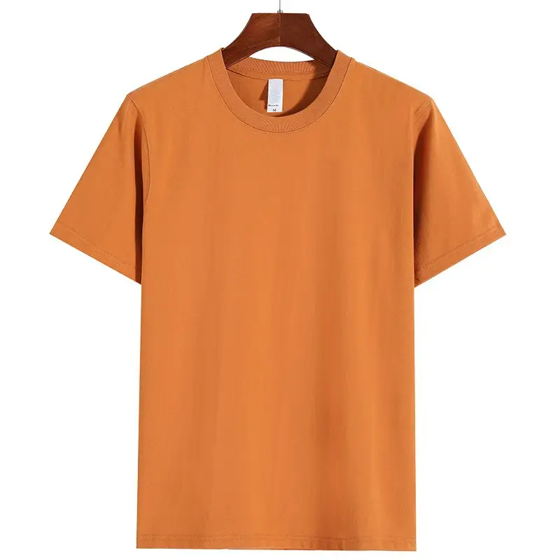 Men Cotton T-Shirt White 270g Short Sleeve - Image 11