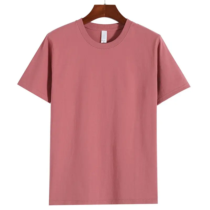 Men Cotton T-Shirt White 270g Short Sleeve - Image 12