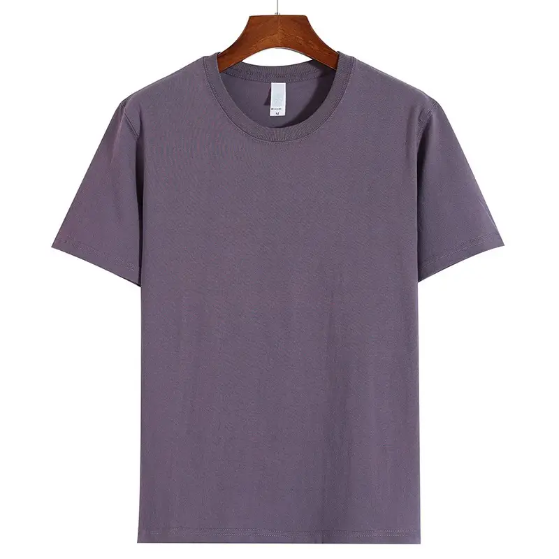 Men Cotton T-Shirt White 270g Short Sleeve - Image 15